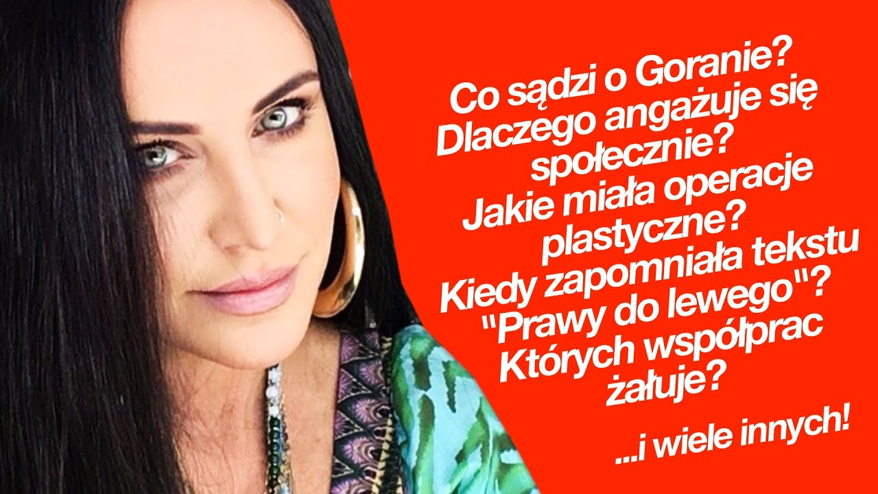 Kayah o Goranie, operacjach plastycznych i sytuacji w Polsce. 