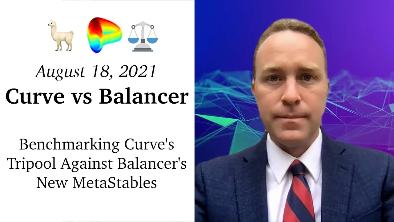 August 18, 2021: Curve vs Balancer 🦙⚖️ Benchmarking Curve's 3pool Against Balancer's New MetaStables