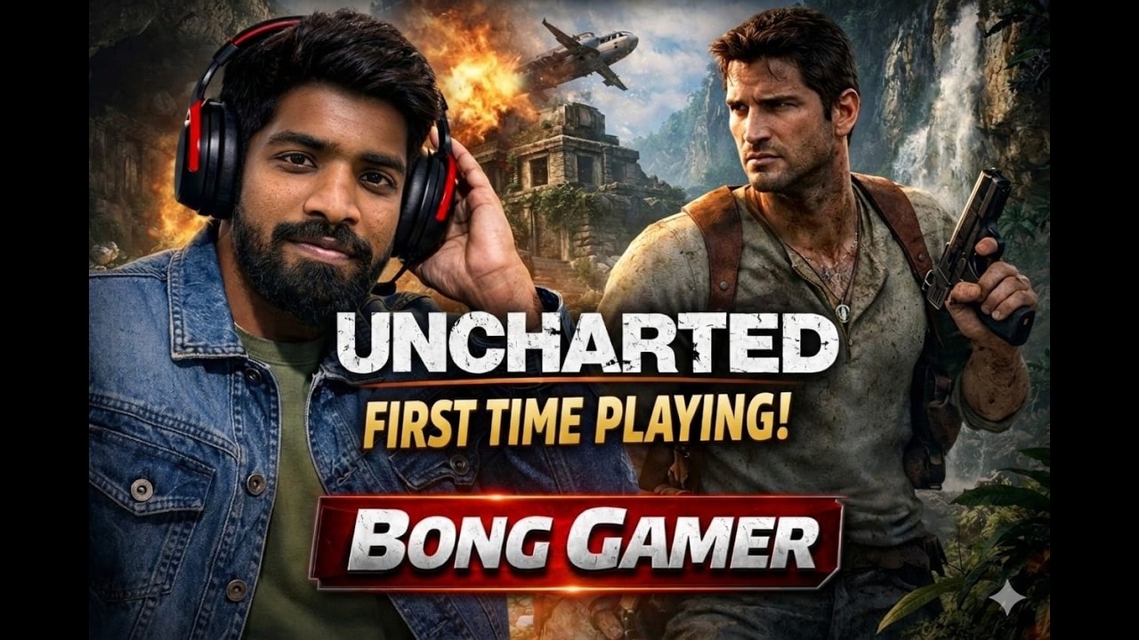 First Time Playing Uncharted on My Laptop | Epic Adventure Begins
