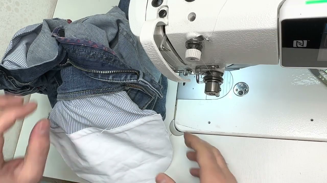 Hose Tasche reparieren. Repair pants pocket.. Pantolon cep tamiri