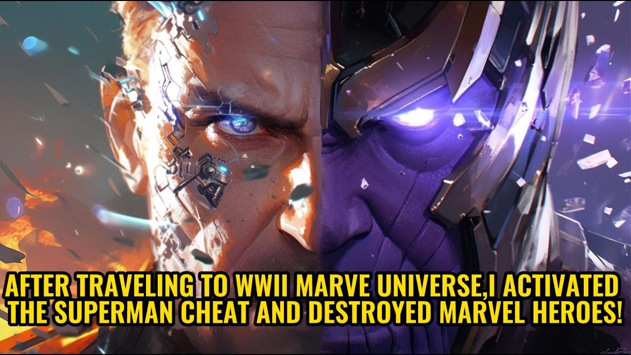 After Traveling to WWII Marvel Universe, I Activated the Superman Cheat and Destroyed Marvel Heroes!