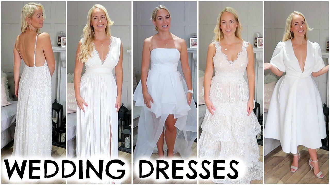 PANIC BUYING ASOS WEDDING DRESSES  |  ASOS BRIDAL HAUL  |  EMILY NORRIS