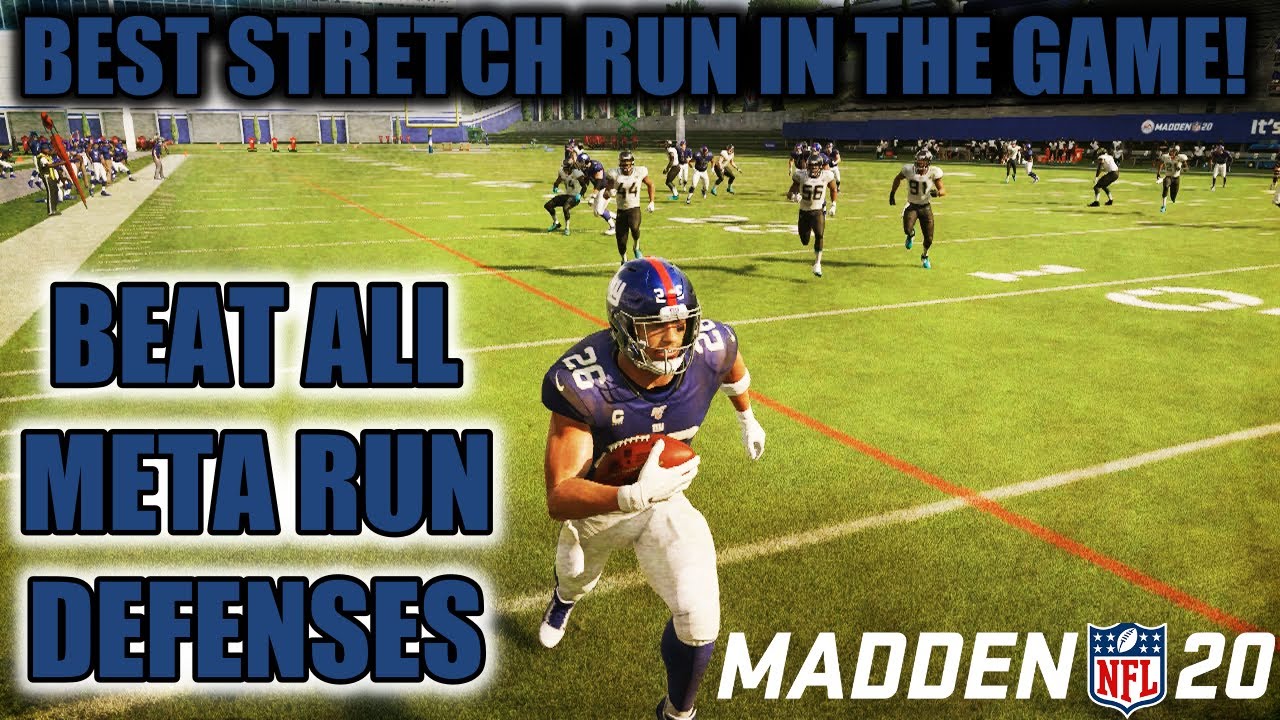 THE BEST STRETCH RUN IN MADDEN 20! EASILY BEAT ALL META RUN DEFENSES WITH THIS OFFENSIVE SCHEME