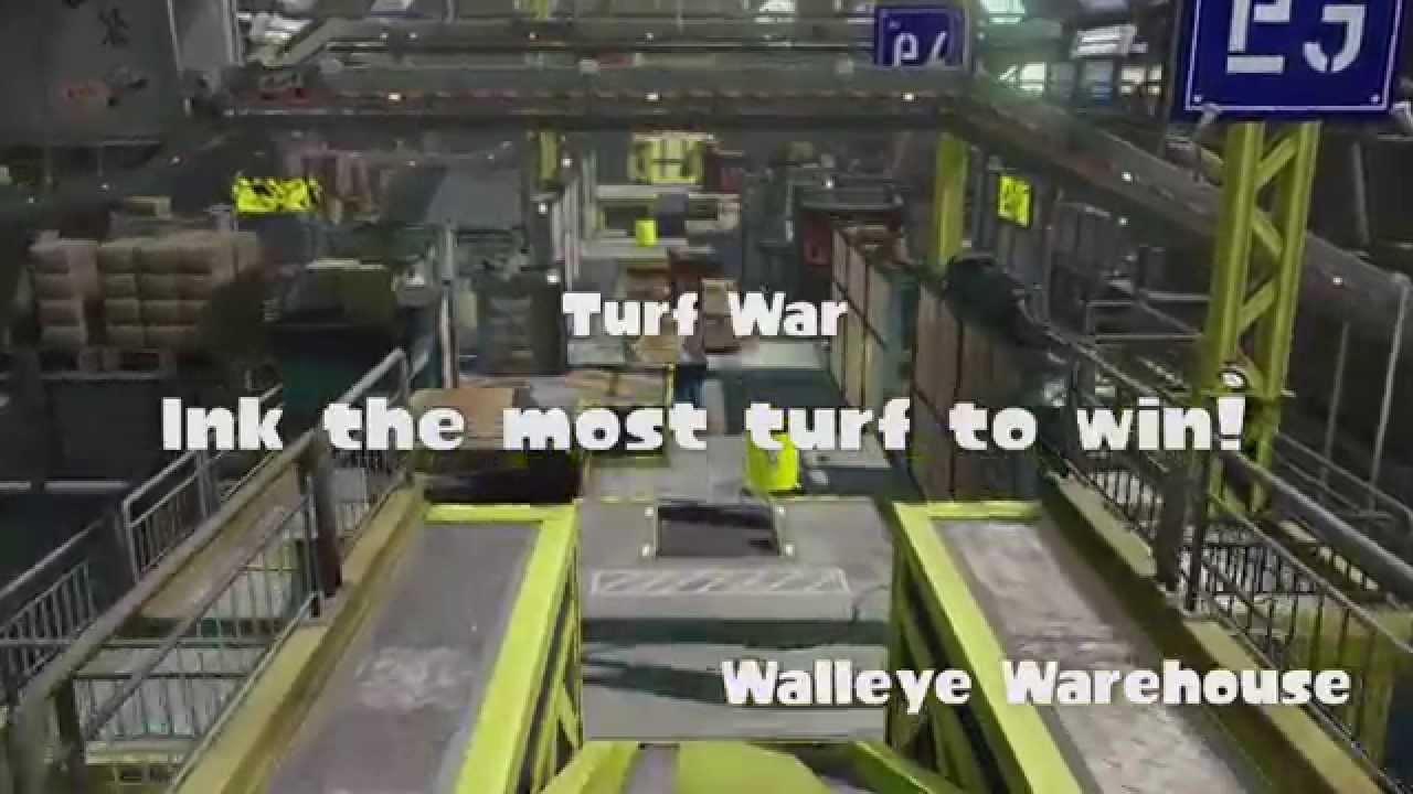 Walleye Warehouse - Roller - Splatoon Gameplay