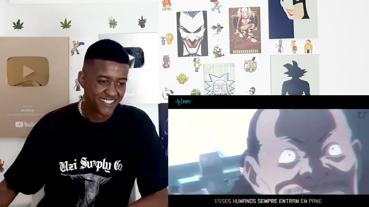 Jhony REACT - VIBE ANIMES #6 😡 - Vilão ( Prod. Sidney Scaccio )