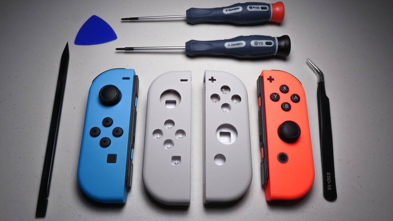 Как заменить корпуса Joy-Con