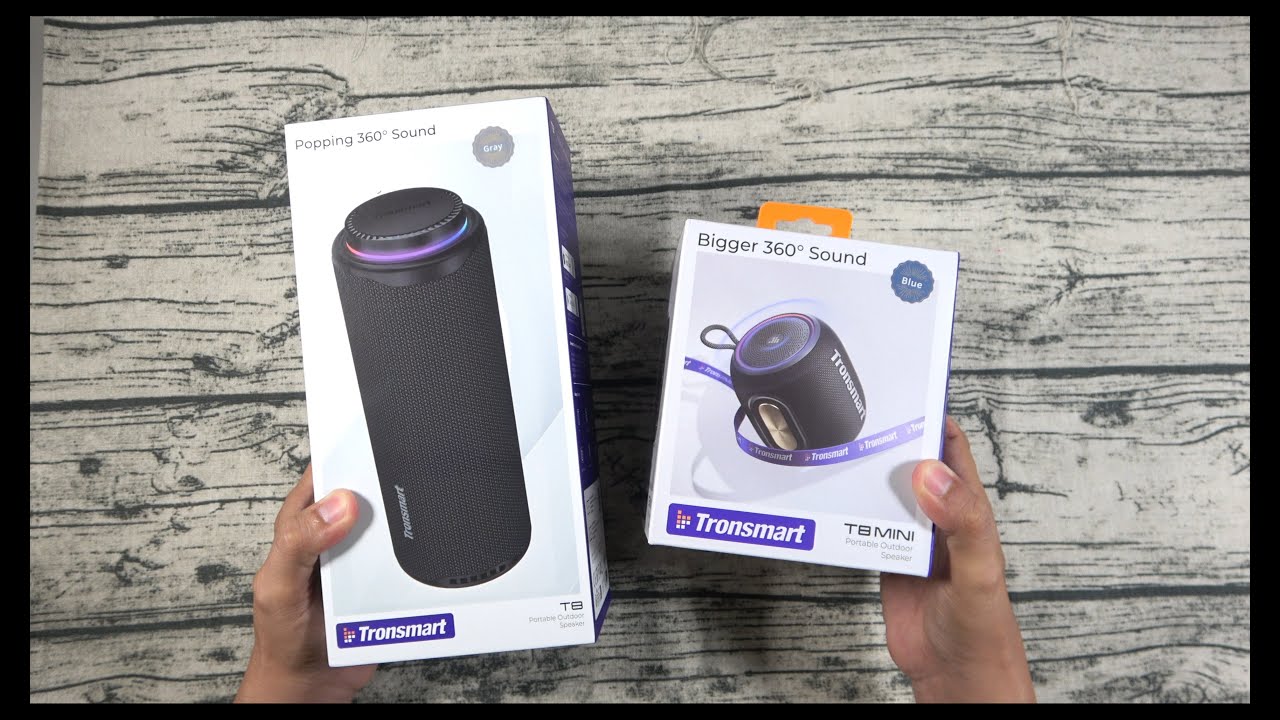 Знакомство с дуэтом Tronsmart T8 и T8 mini | Великолепное звучание динамиков, мощные басы