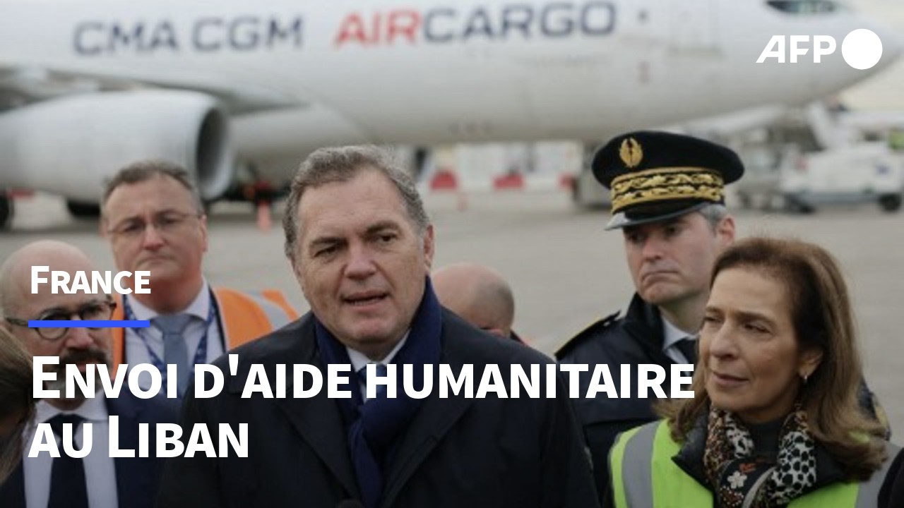 La France envoie 60 tonnes d'aide humanitaire d'urgence au Liban | AFP