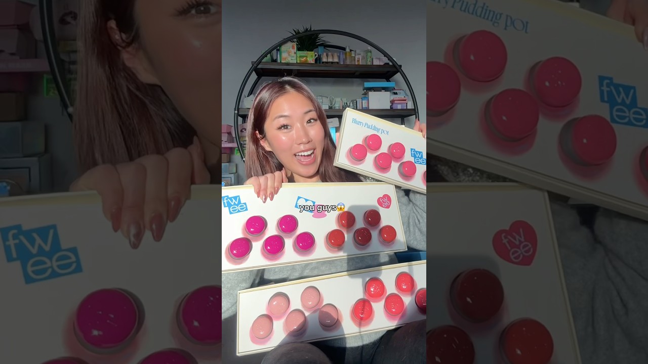 FWEE sent me their ENTIRE blush collection?!!😱😍💖 