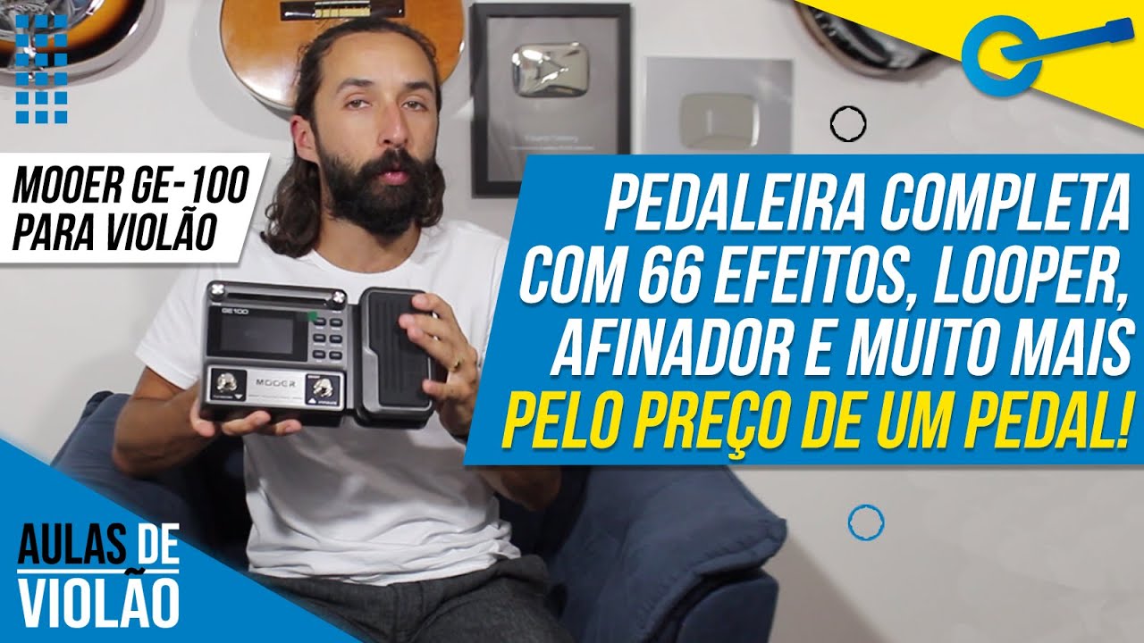 A Melhor Pedaleira para Violão (Boa e Barata) Mooer GE-100 l Aula #317