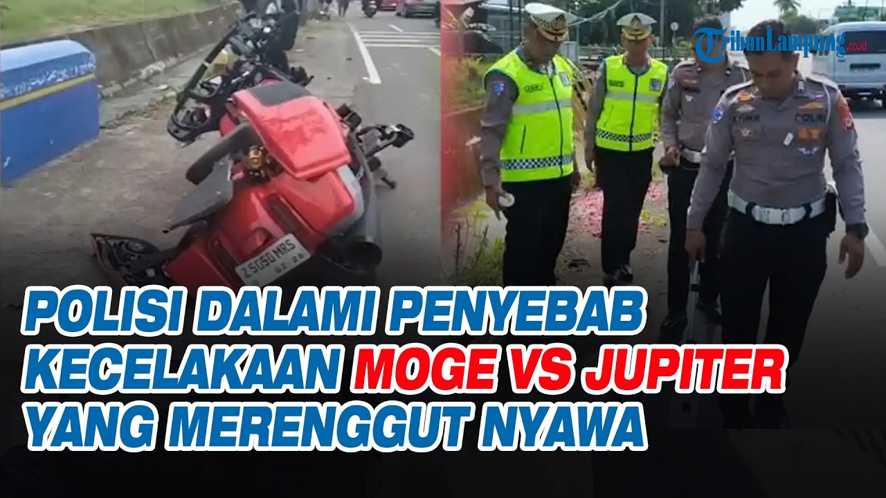 Polisi Dalami Penyebab Kecelakaan Moge vs Jupiter yang Merenggut Nyawa