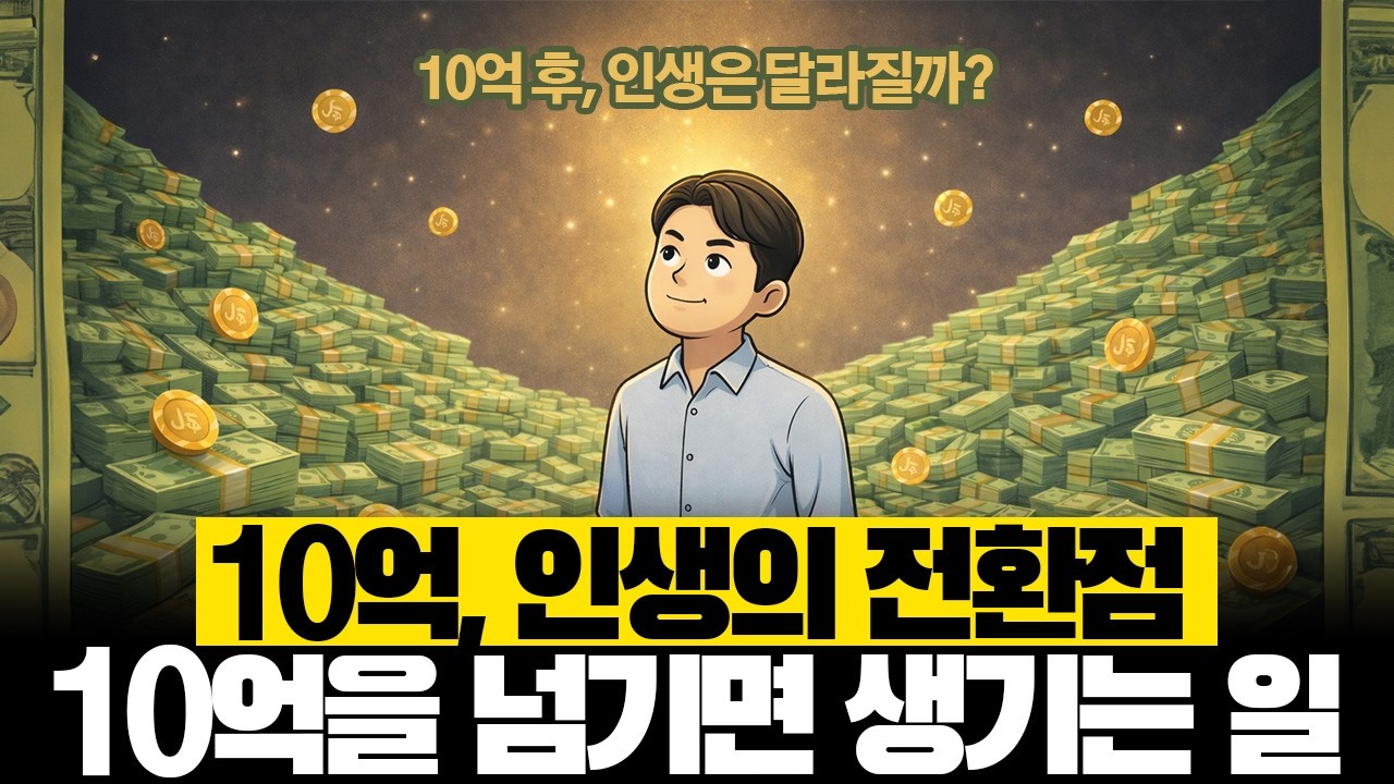 통장에 10억 원이 있으면 무슨 일이 벌어질까? 10억 원 이후의 삶