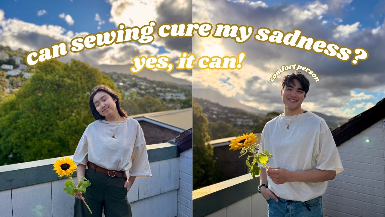 can sewing cure my sadness? 🪡 *beginner sewist*