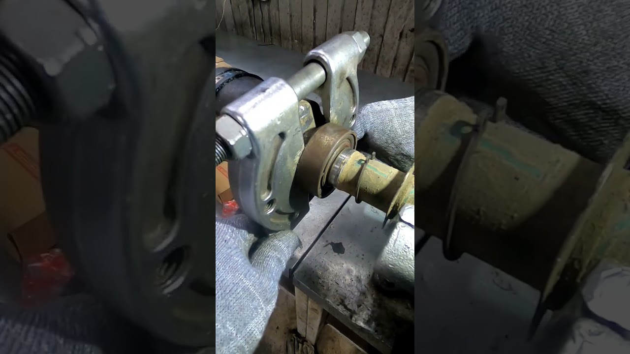 Замена промежуточного подшипника правого привода Nissan xtrail