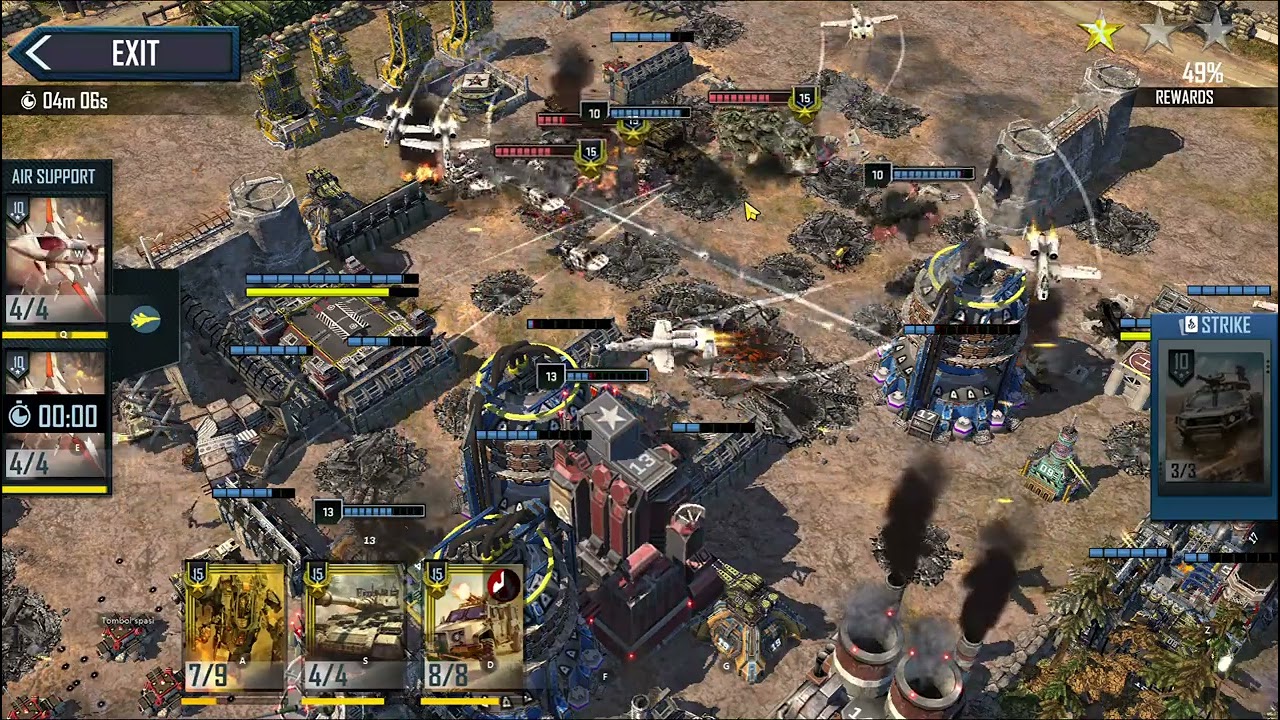 War Commander Rogue Assault - Nyx at my base