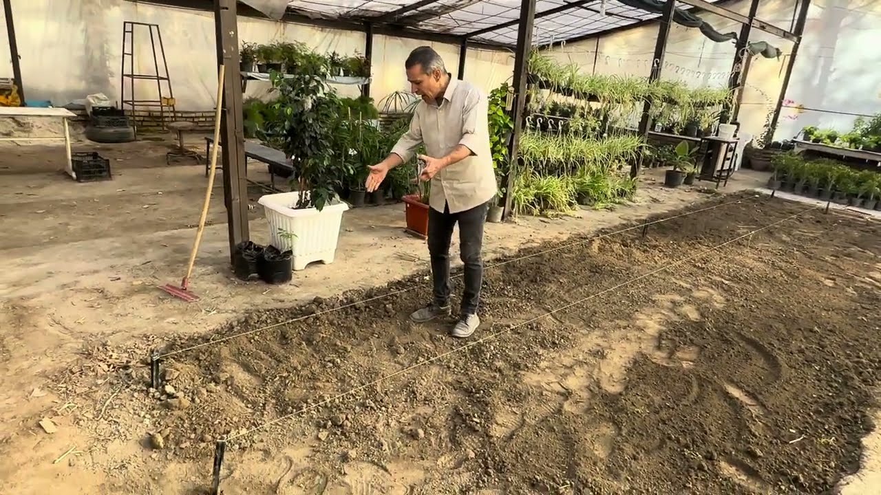 آموزش گلخانه خاکی (کلاس عملی) جلسه نهم ( پشته برجسته 1)
