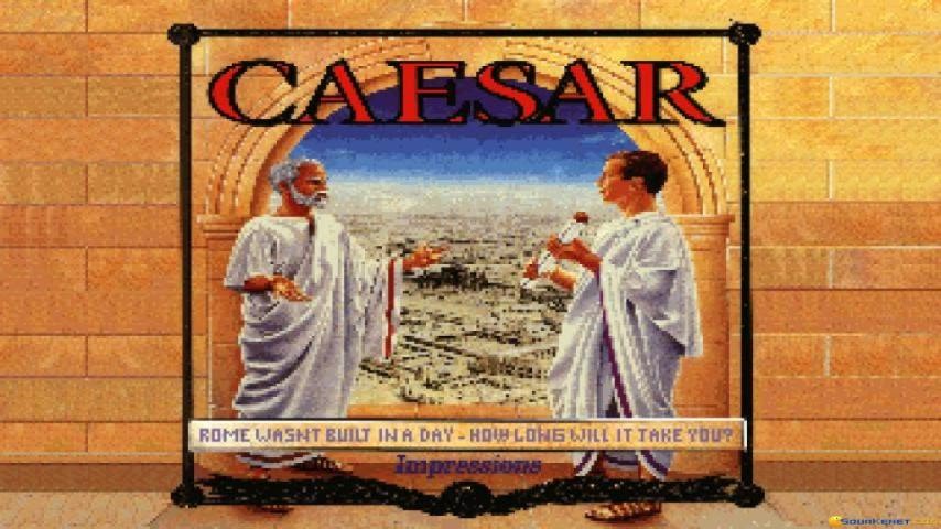 Caesar gameplay (PC Game, 1992)
