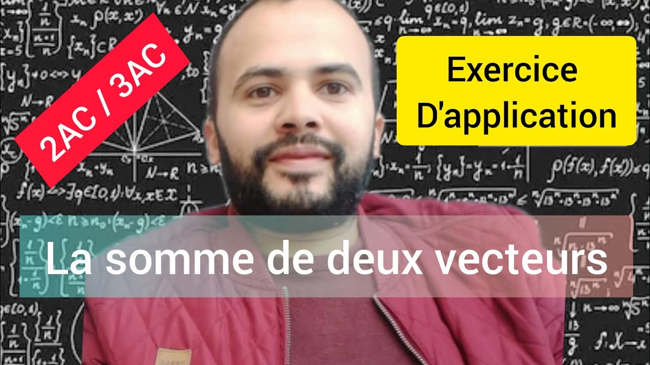 Vecteurs et translations | Exercice d'application