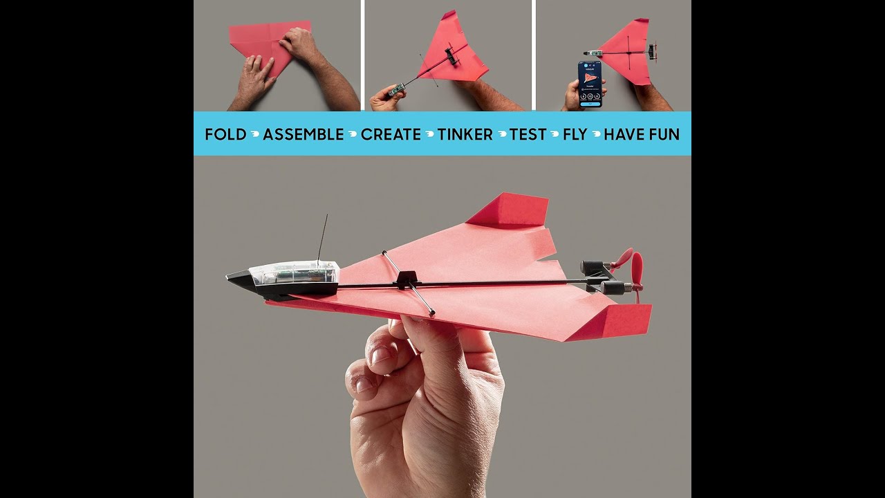 I Turned Paper Into a Smartphone-Controlled Plane! POWERUP 4.0 Review