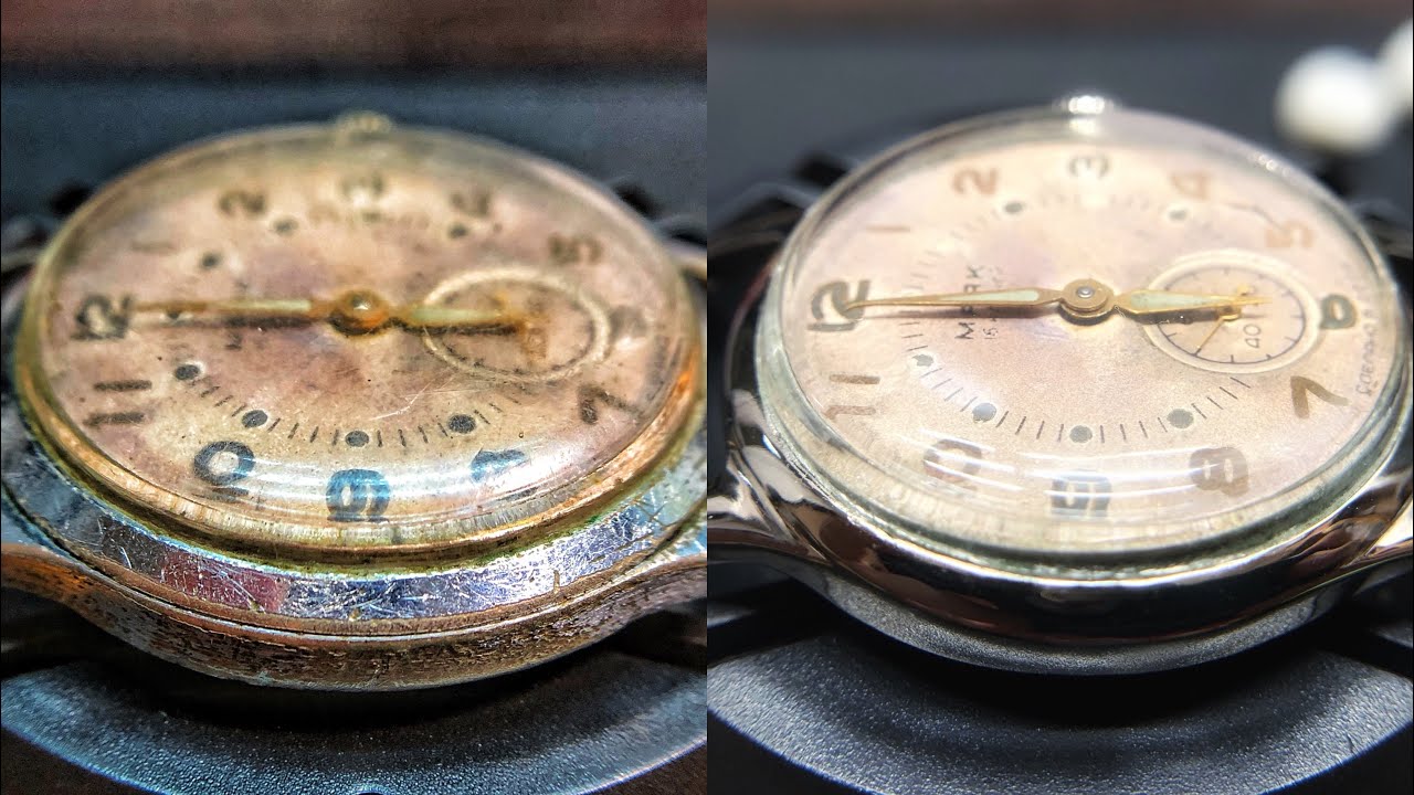 Реставрация корпуса часов «Маяк», репассаж  механизма | Restoration of the watch «Mayak»