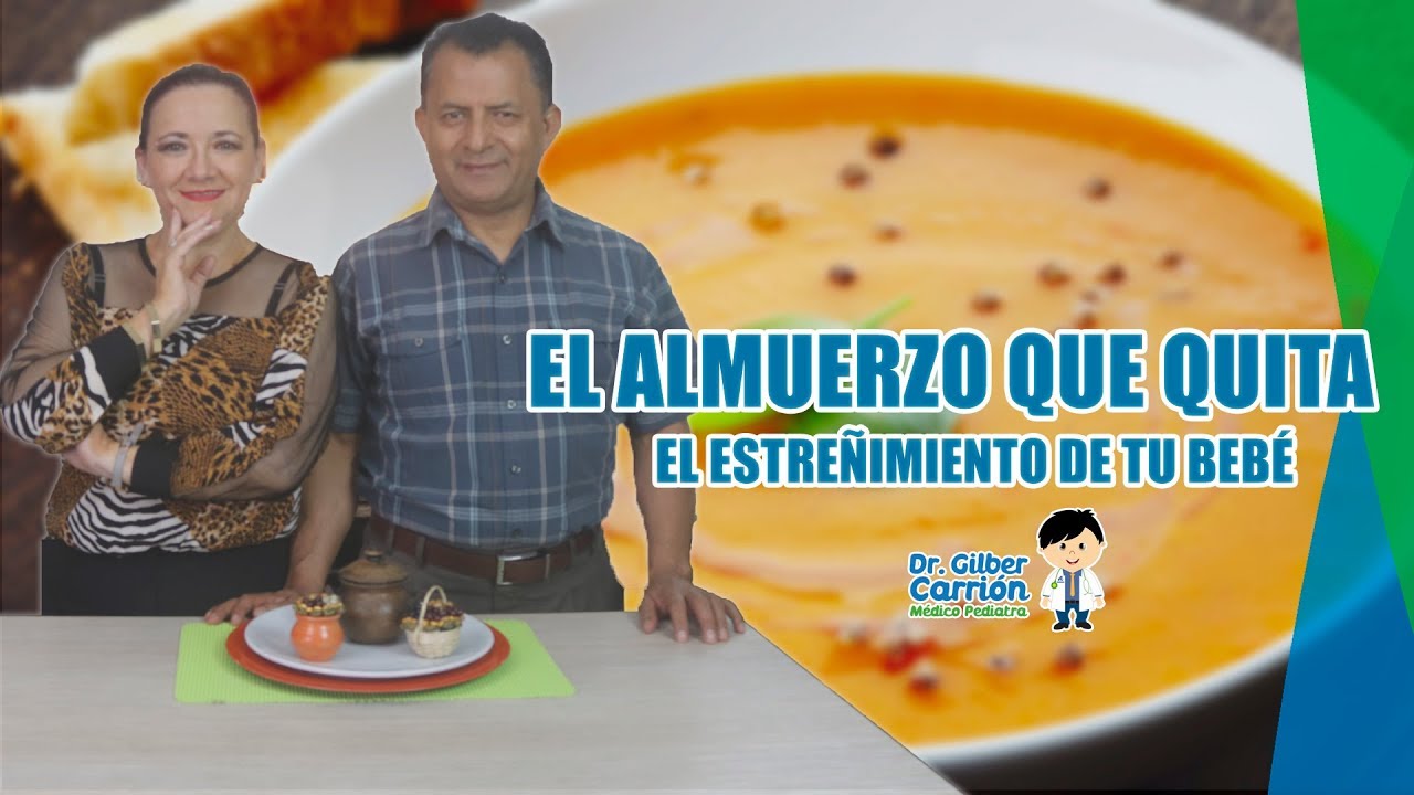 Crema de garbanzo con zapallo y pollo | El ALMUERZO que quita el estreñimiento