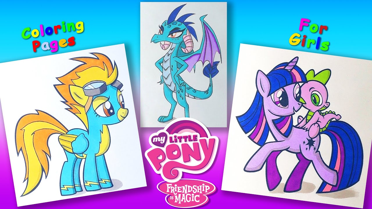 My Little Pony Part 7 Coloring Pages for Girls. My Little Pony Friendship is Magic Coloring