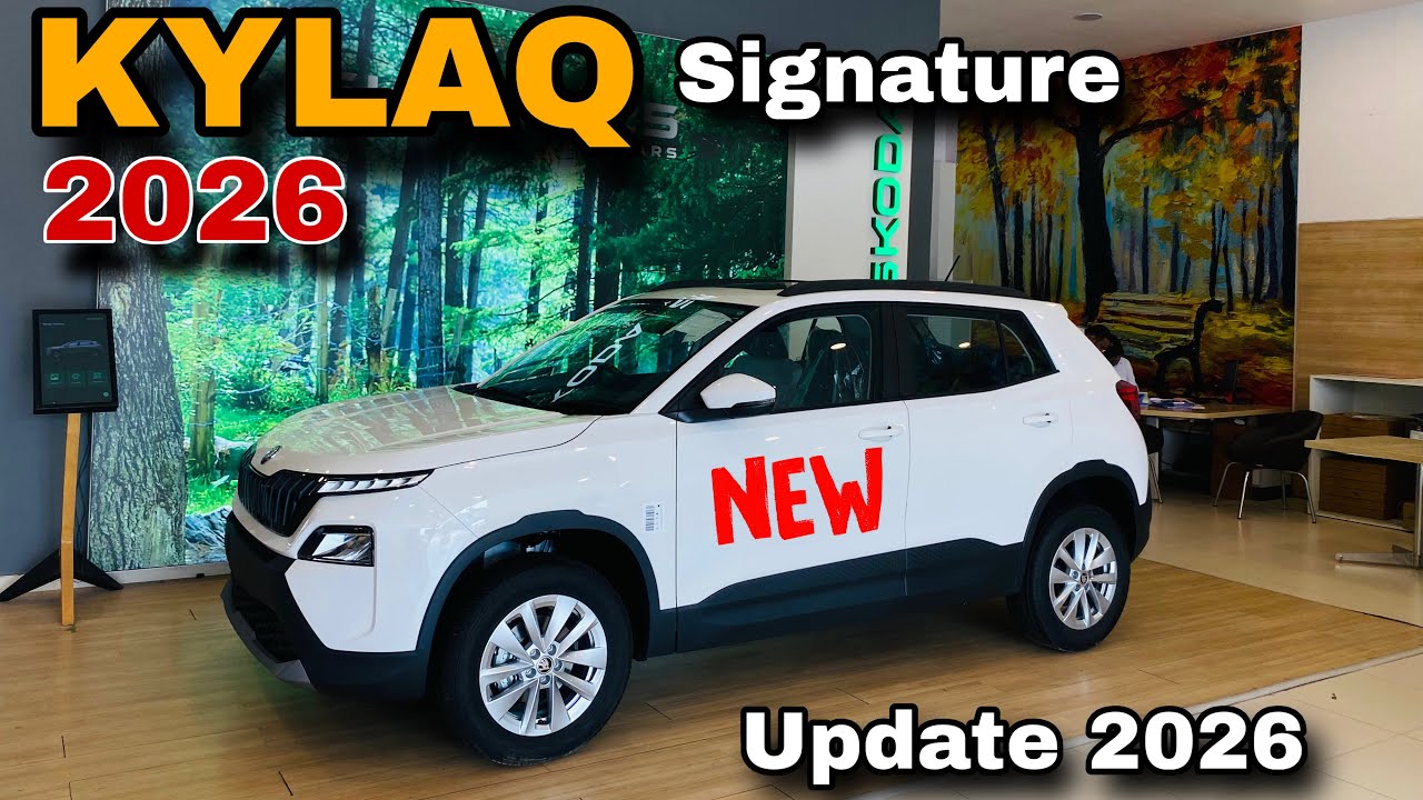 Skoda Kylaq Signature 2026 Update | Skoda kylaq full Walkaround review