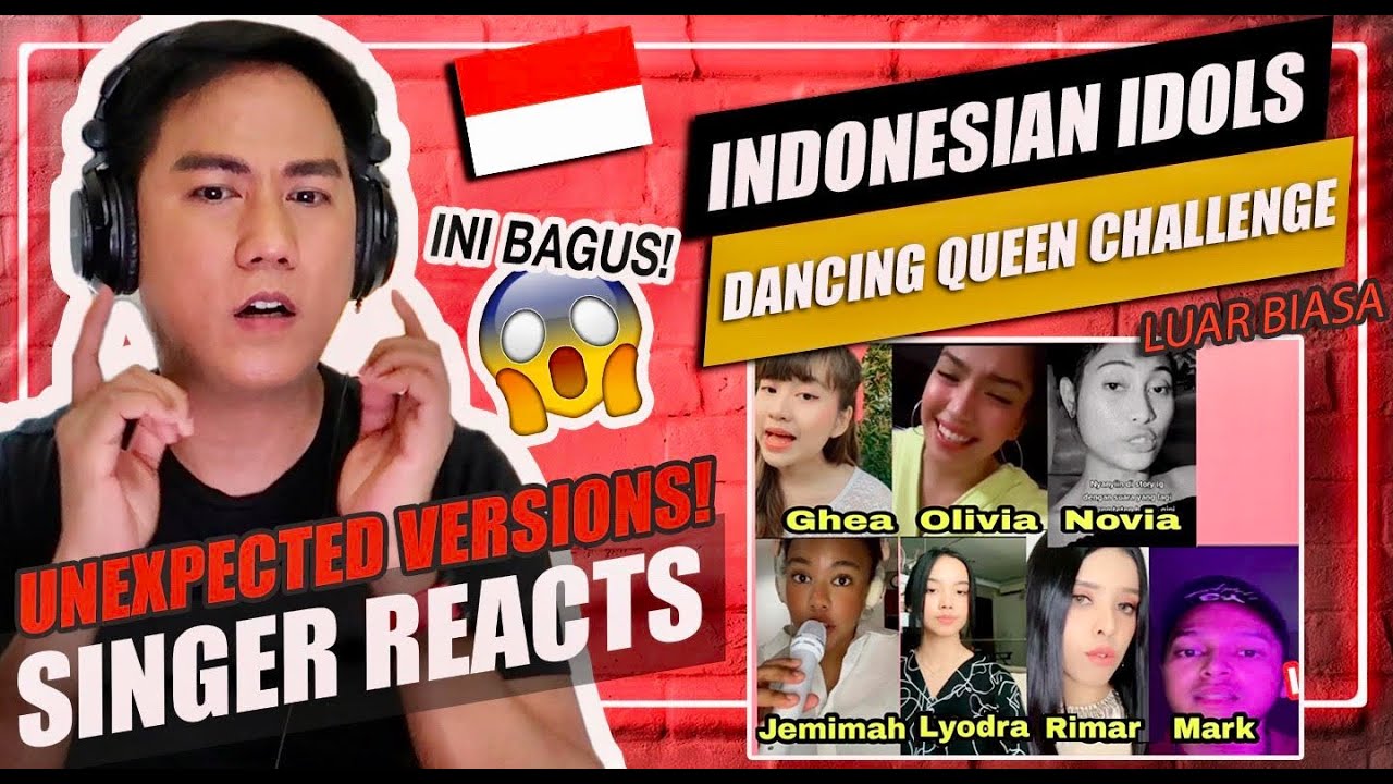 Dancing Queen One Breath Challenge by Indonesian Idol Finalists | SINGER REACTION
