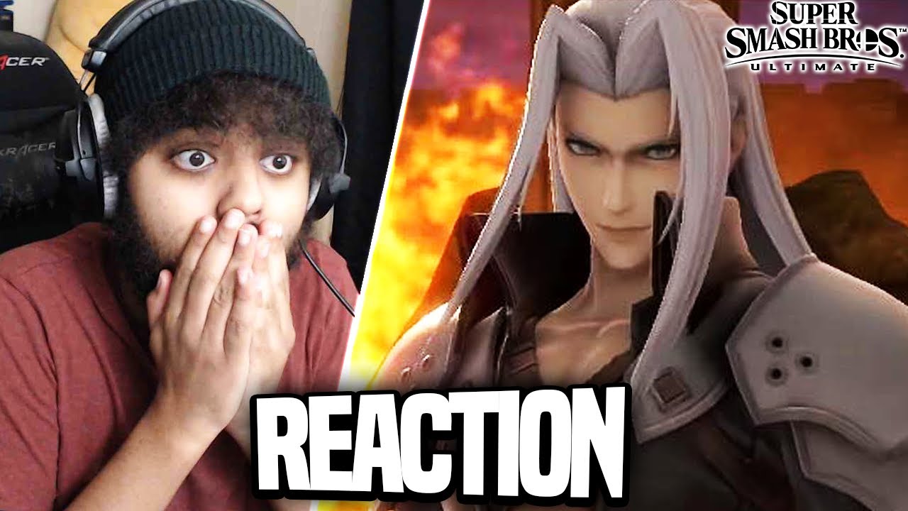SEPHIROTH IN SMASH BROS ULTIMATE REACTION!