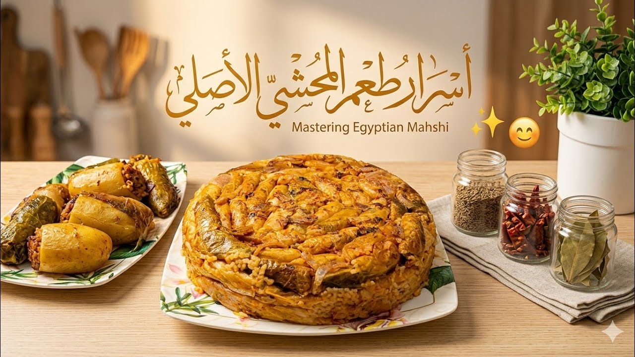 فطارنا تاسع يوم رمضان🌙تورتة المحشى الخطييرة مع لحم وشوية شوربة عظمة🥩🤩