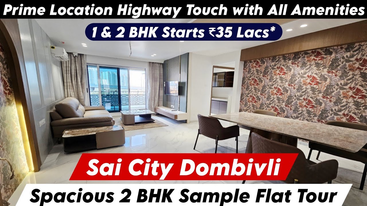 Sai City Dombivli | 2 BHK Sample Flat | New Project in Dombivli East | Best Offers CALL - 8800678921