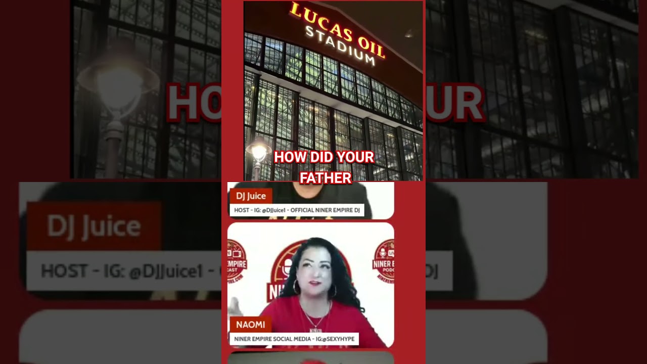 Niner Empire Takeover at Lucas Oil Stadium 🟥 | Faithful Everywhere, Family Forever 