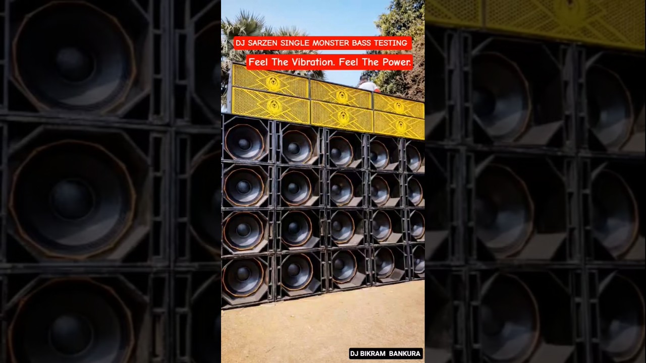 DJ SarZen Single Monster Bass Testing 2026 | Feel The Vibration | #djsarzenproduction #djsarzen