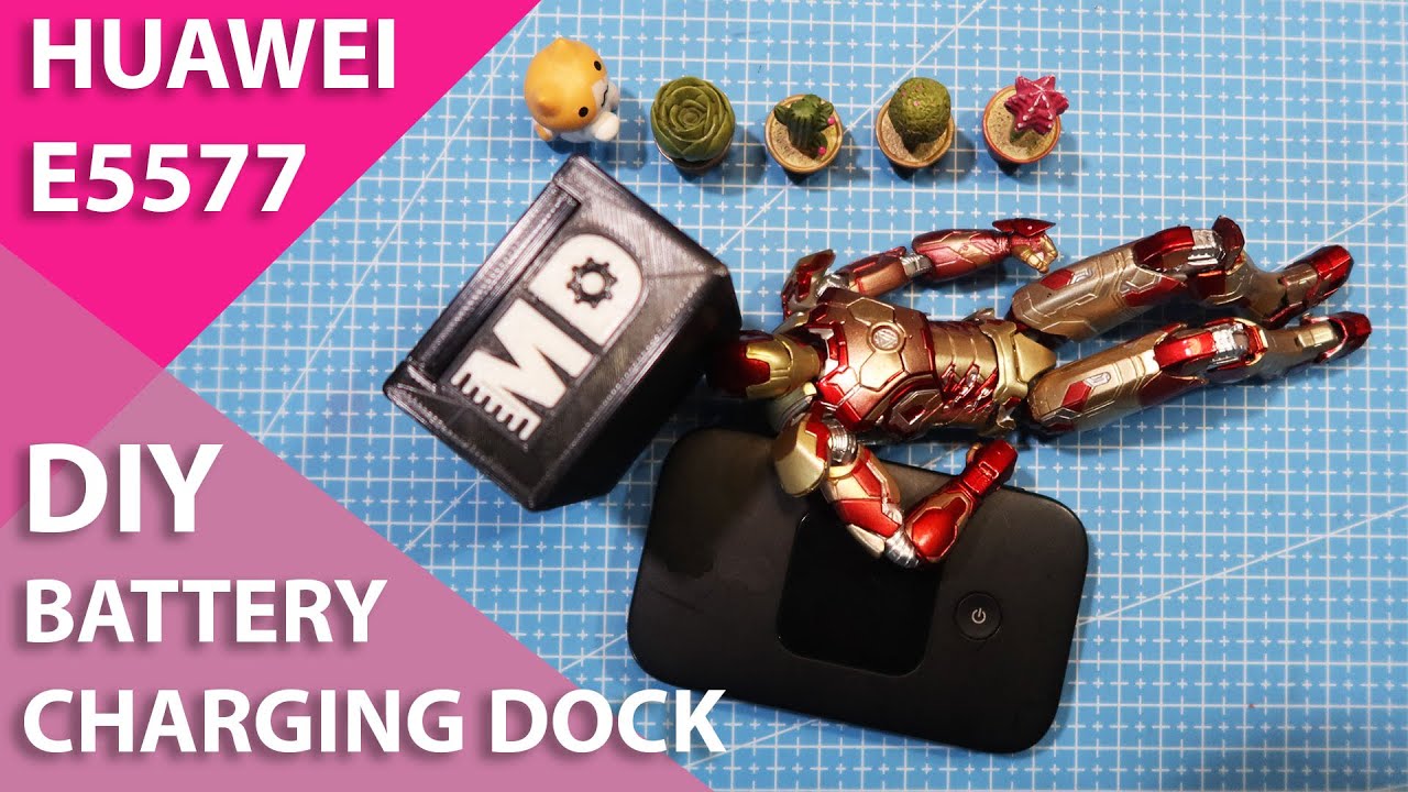 DIY E5577 Dual Battery Dock [ Pejuang wifi ]