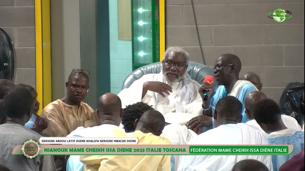 SERIGNE ABDOU LATIF DIENE KHALIFA SERIGNE MBACKE DIENE  Nianouk Mame Cheikh Issa Diene Toscana 2023