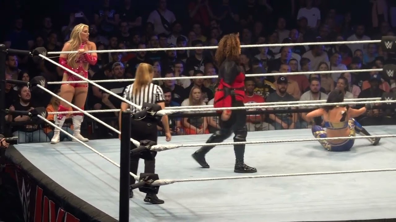 Bayley & Naomi defeated Tiffany Stratton & Nia Jax (PART 2) WWE Live Brussels