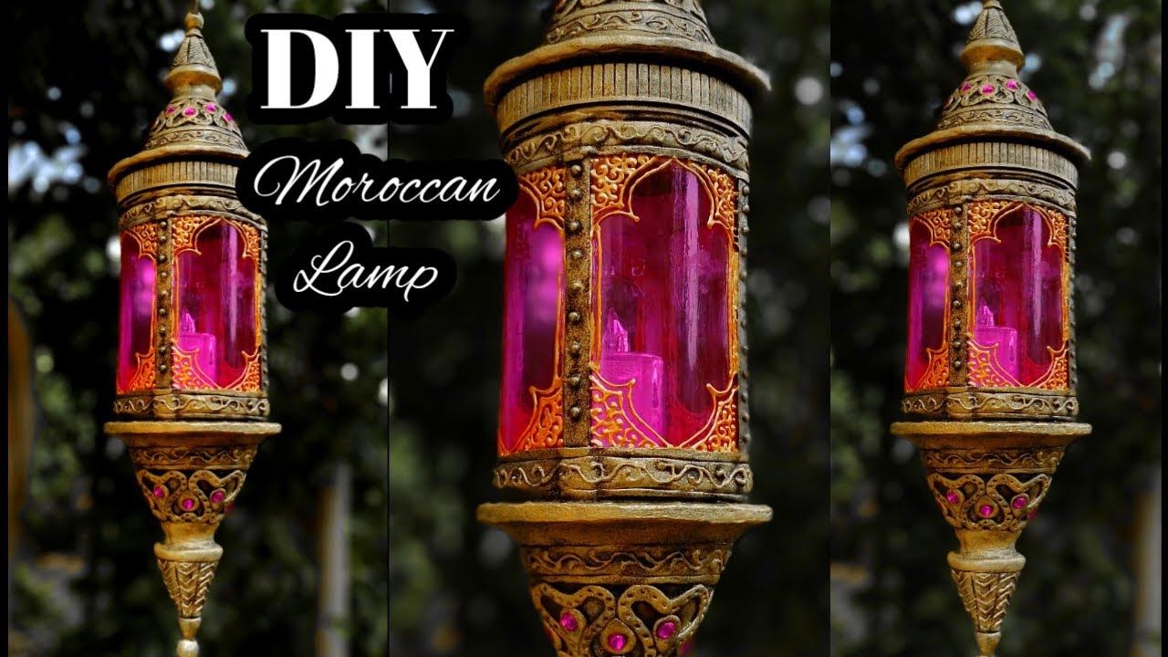Ramadan Lantern Diy || Moroccan Lamp || Lantern using plastic jar || Eid decor
