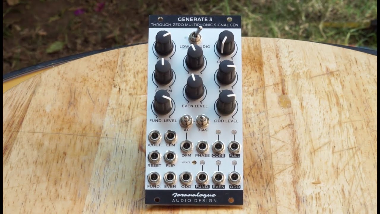 Joranalogue Generate 3 - Through Zero Multiphonic Signal Generator!