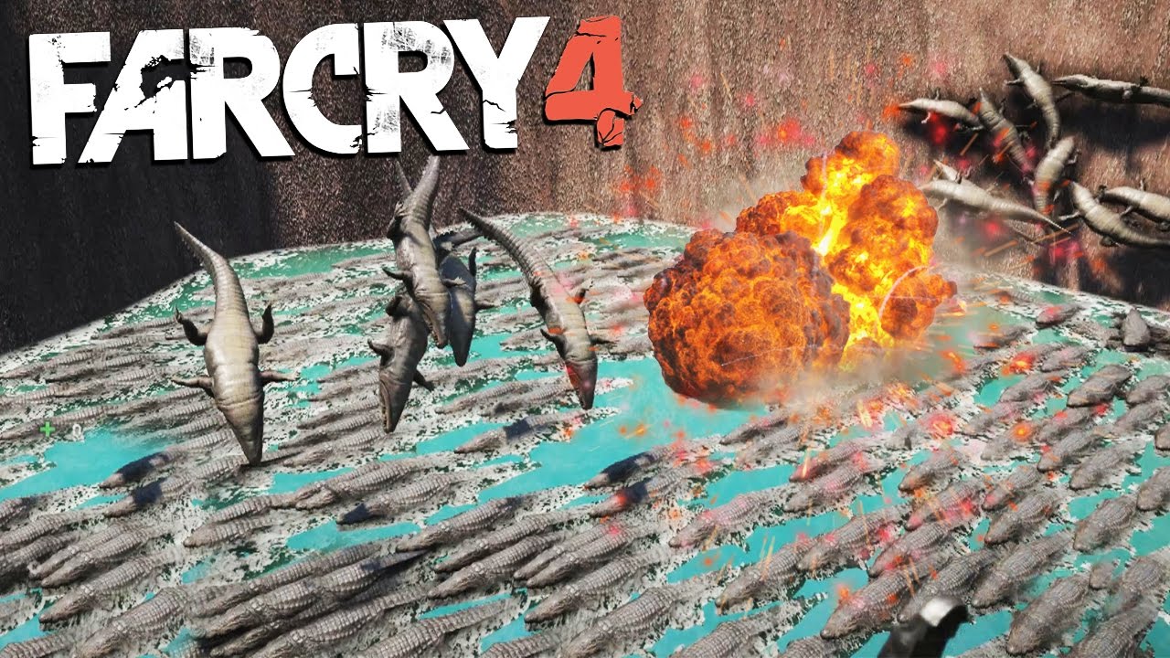 NADANDO ENTRE 300 COCODRILOS | FAR CRY 4