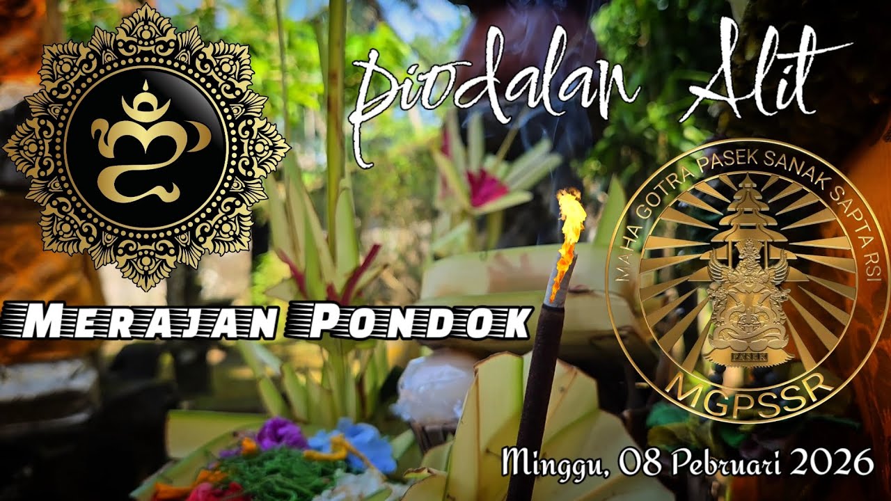 Piodalan Alit ring Merajan Pondok.