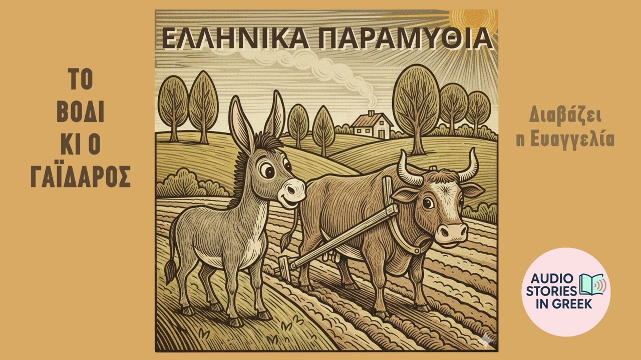 ΤΟ ΒΟΔΙ ΚΙ Ο ΓΑΪΔΑΡΟΣ - Αφήγηση Ελληνικών Παραμυθιών (Μύθοι Ζώων)
