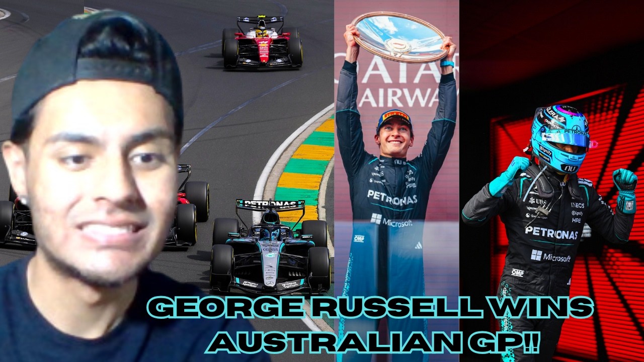 GEORGE RUSSELL WINS AUSTRALIAN GP REACTION!!