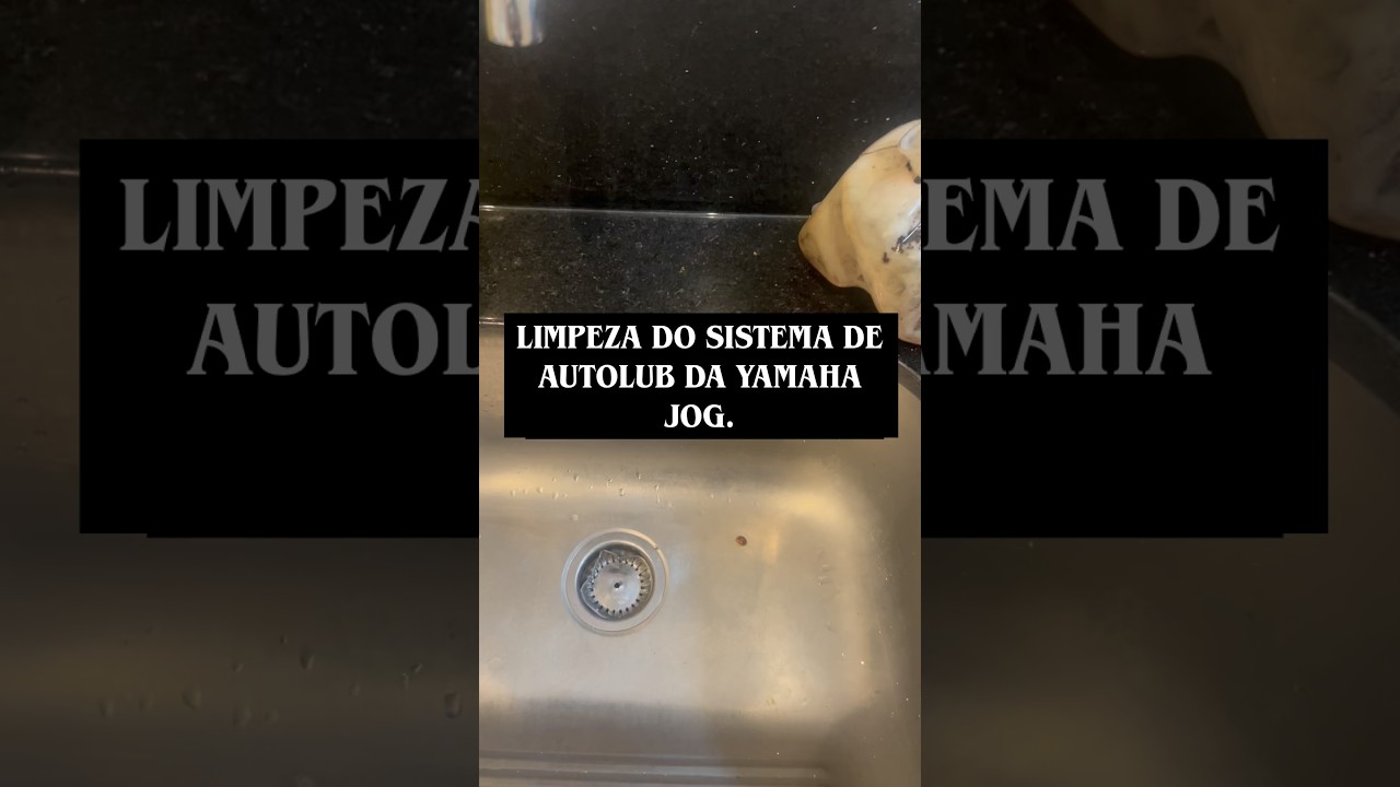Limpeza do sistema de autolub (óleo 2 tempos) da Yamaha Jog.