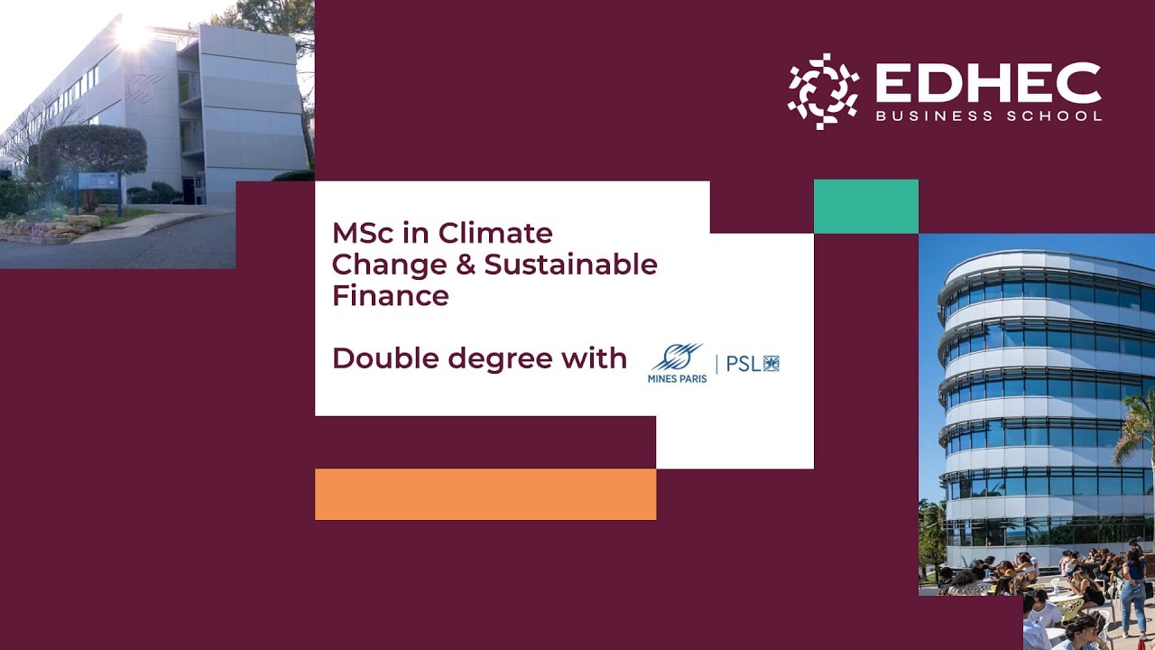 MSc in Climate Change & Sustainable Finance | EDHEC Business School