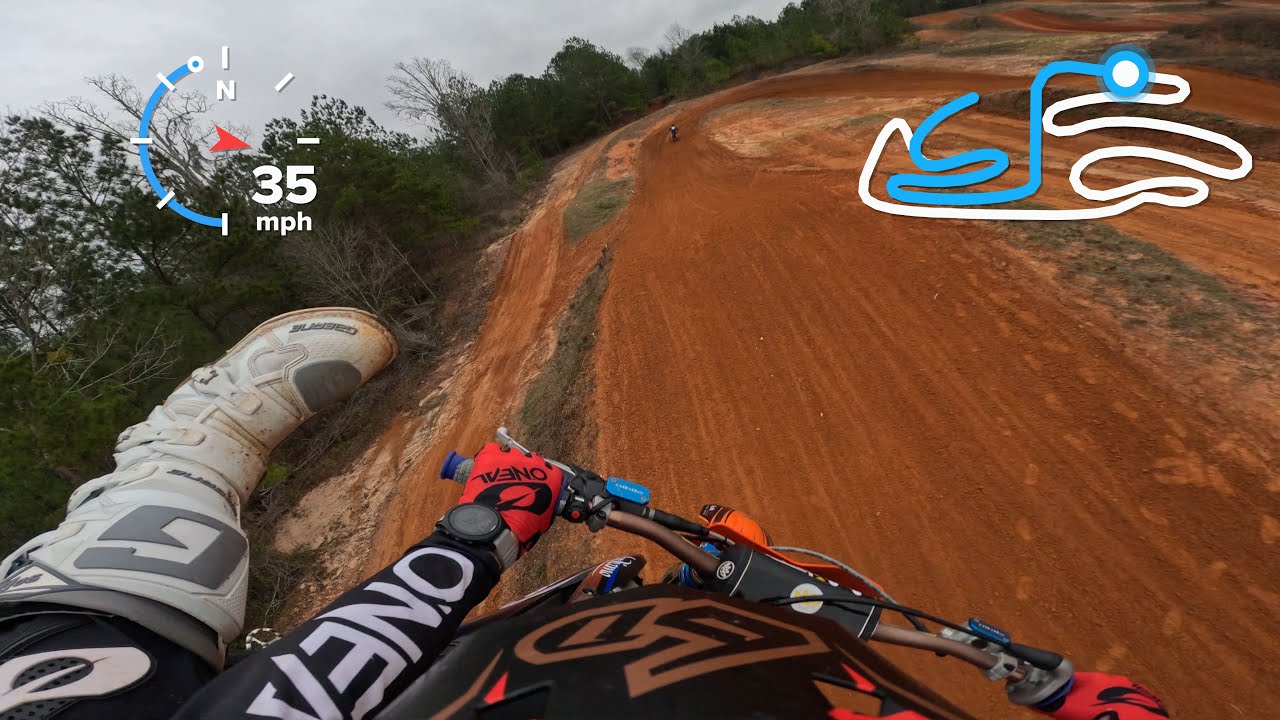 Southern Training Facility helmet Cam lap on my 2stroke