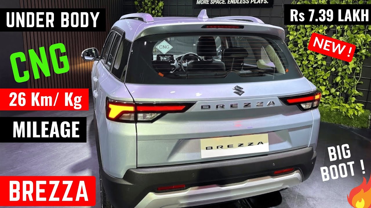 2026 Maruti Suzuki Brezza Facelift CNG ZXI Variant - Mileage, Price, Features, Interiors | Brezza