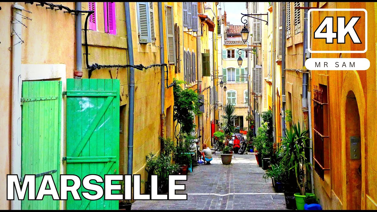 Marseille, France 🇫🇷 Walking Tour 4K