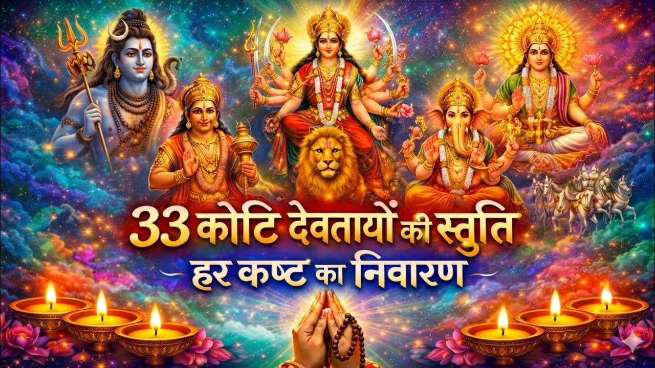 एक स्तुति – सभी भगवान | 33 कोटि देवताओं की शक्तिशाली वंदना | अवश्य सुनें  | Powerful All Gods Stuti