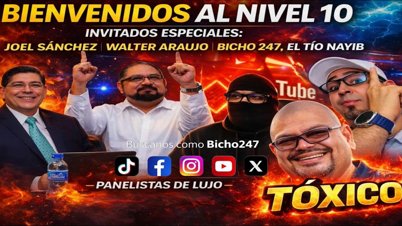 Nivel 10: Walter Araujo, Joel Sánchez y creadores de contenido