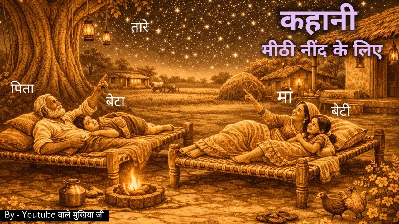बचपन में तारे गिनने की वो अनोखी रात | दिल छू लेने वाली सच्ची कहानी | कहानी मीठी नींद के लिए 